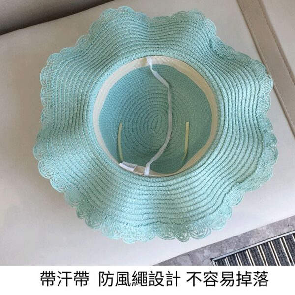 Summer Vibe 夏日櫻桃遮陽藤編帽：圖片 5